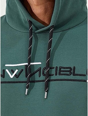 Sweat à capuche homme imprimé avec poche tommy