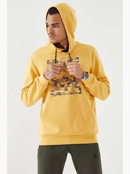 Sweat à capuche homme imprimé camouflage tommy - Kiabi Sweat à capuche homme imprimé camouflage tommy - Kiabi