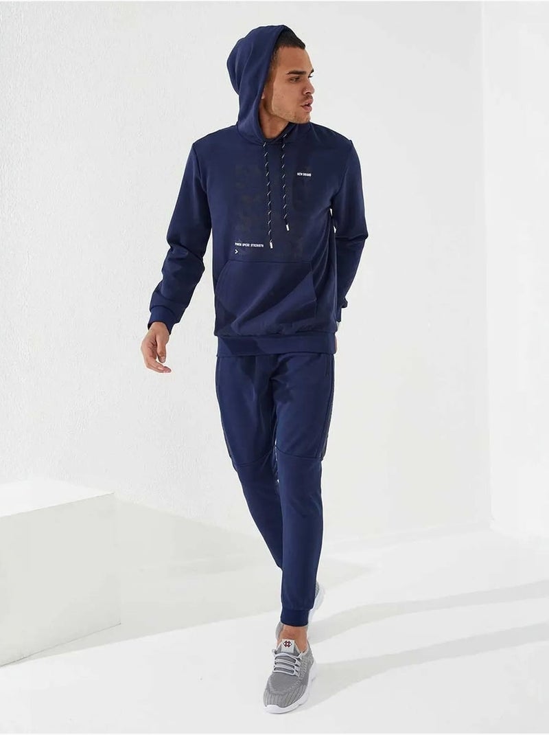 Sweat à capuche homme imprimé camouflage tommy Bleu marine - Kiabi