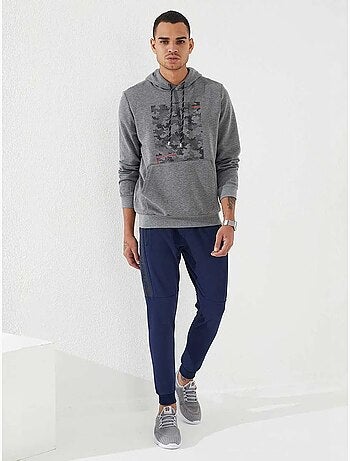 Sweat à capuche homme imprimé camouflage tommy