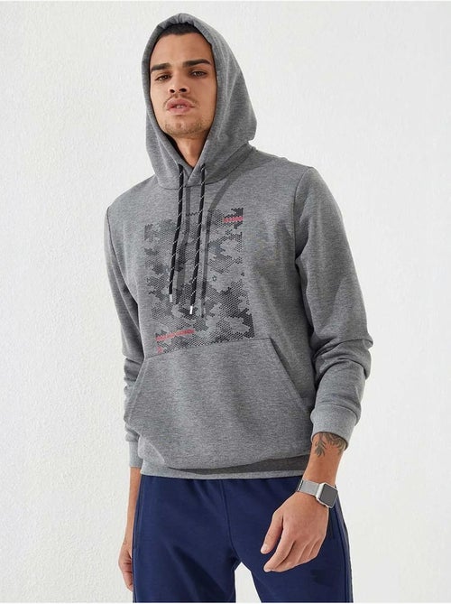 Sweat à capuche homme imprimé camouflage tommy - Kiabi Sweat à capuche homme imprimé camouflage tommy - Kiabi