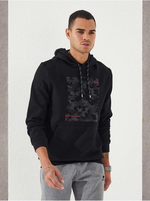 Sweat à capuche homme imprimé camouflage tommy - Kiabi