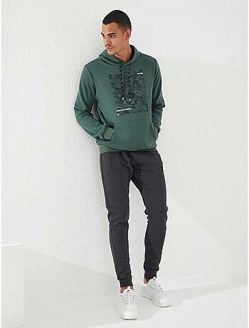 Sweat à capuche homme imprimé camouflage tommy