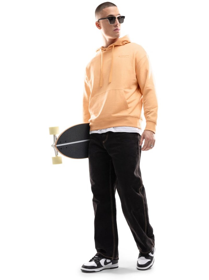 Sweat à capuche homme lifestyle homme ocaso Abricot - Kiabi