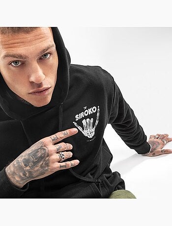 Sweat à capuche homme lifestyle homme vibes