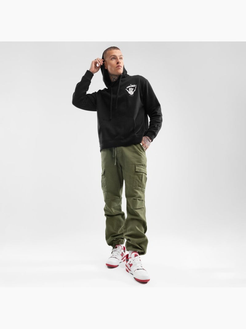 Sweat à capuche homme lifestyle homme vibes Noir - Kiabi