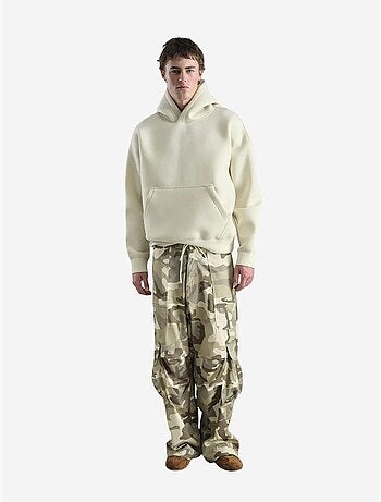 Sweat à capuche homme oversize en scuba giesto