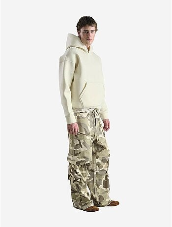 Sweat à capuche homme oversize en scuba giesto