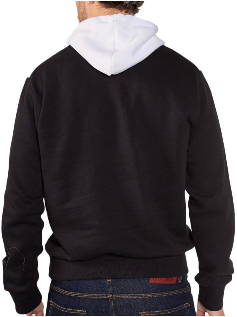 Sweat à capuche homme redskins Blanc Gris Noir - Kiabi