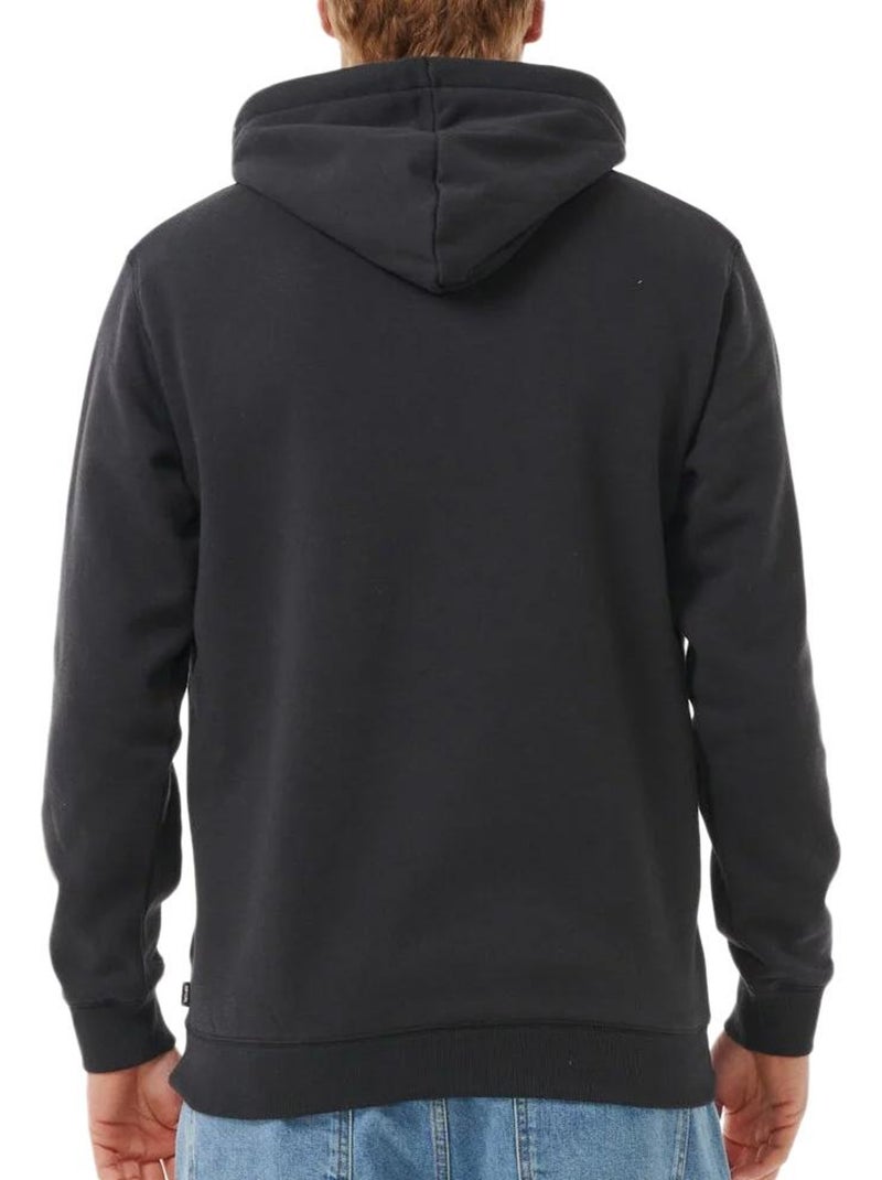 Sweat à Capuche  Homme Rip Curl Down Line Noir - Kiabi