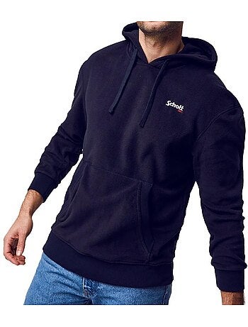 Sweat à capuche Homme Schott