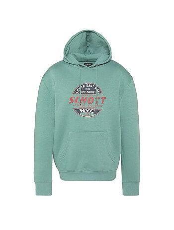 Sweat à Capuche Homme Schott