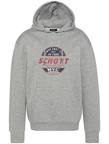 Sweat à Capuche Homme Schott