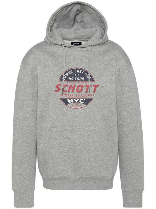 Sweat à Capuche Homme Schott - Kiabi