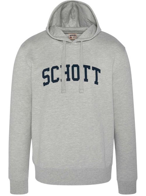 Sweat à capuche Homme Schott Logo - Kiabi