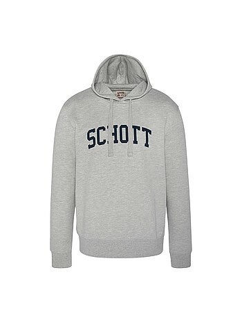 Sweat à capuche Homme Schott Logo