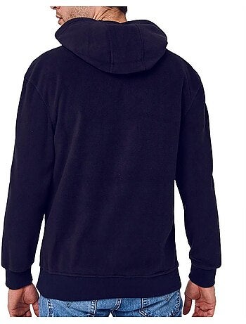 Sweat à capuche Homme Schott Micro Polar