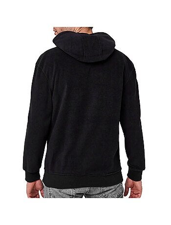 Sweat à capuche Homme Schott Micro Polar