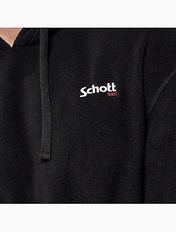 Sweat à capuche Homme Schott