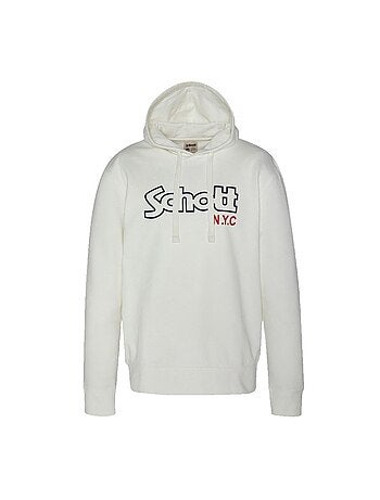 Sweat à capuche Homme Schott Vintage