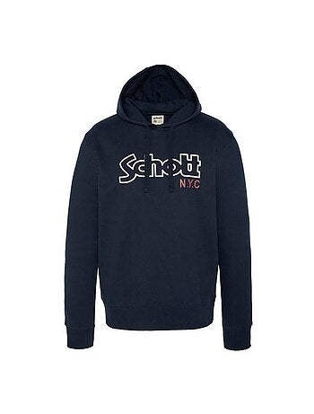 Sweat à capuche Homme Schott Vintage