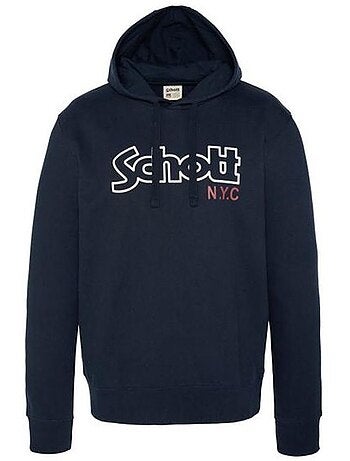 Sweat à capuche Homme Schott