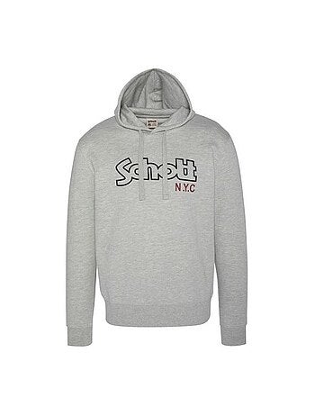 Sweat à capuche Homme Schott Vintage