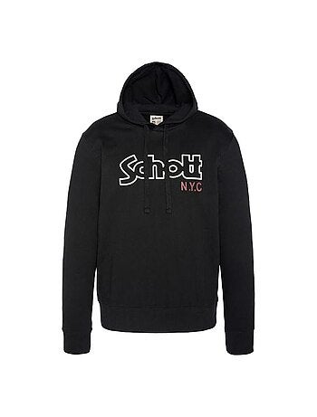 Sweat à capuche Homme Schott Vintage