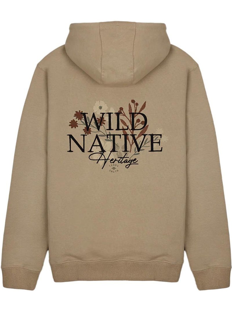 Sweat à Capuche Homme Teddy Smith Beige - Kiabi