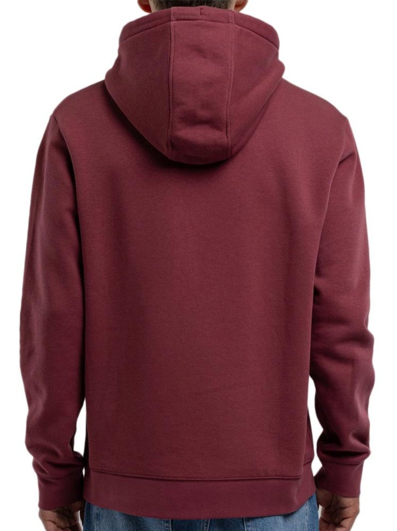 Sweat à Capuche Homme Teddy Smith Bordeaux - Kiabi