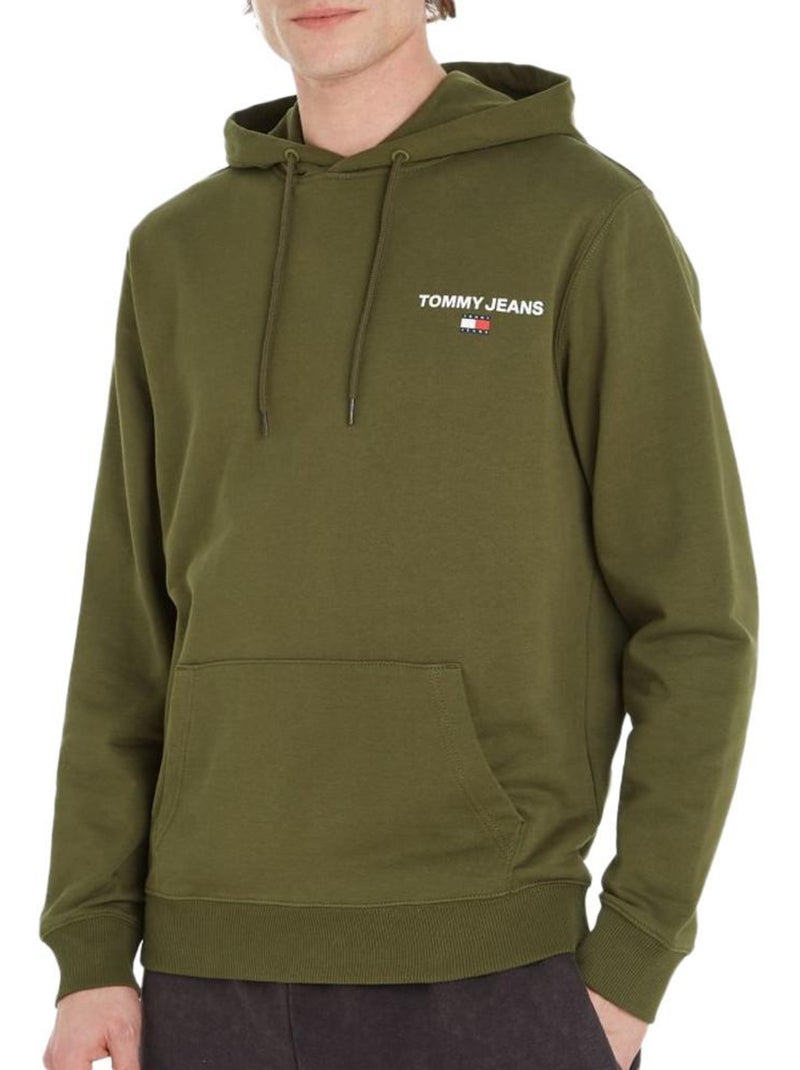 Sweat à Capuche Homme Tommy Hilfiger Vert kaki clair - Kiabi