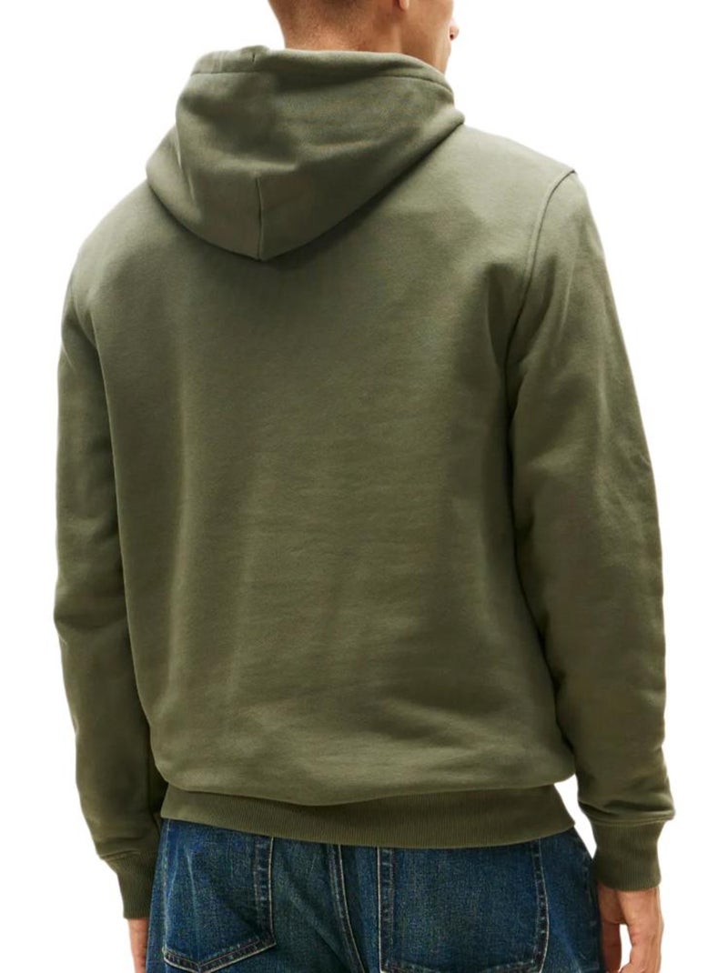 Sweat à capuche homme tommy hilfiger Vert kaki clair - Kiabi