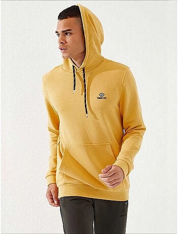 Sweat à capuche homme uni avec poche tommy
