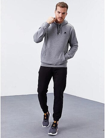 Sweat à capuche homme uni avec poche tommy