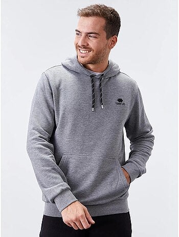 Sweat à capuche homme uni avec poche tommy
