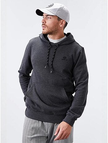 Sweat à capuche homme uni avec poche tommy