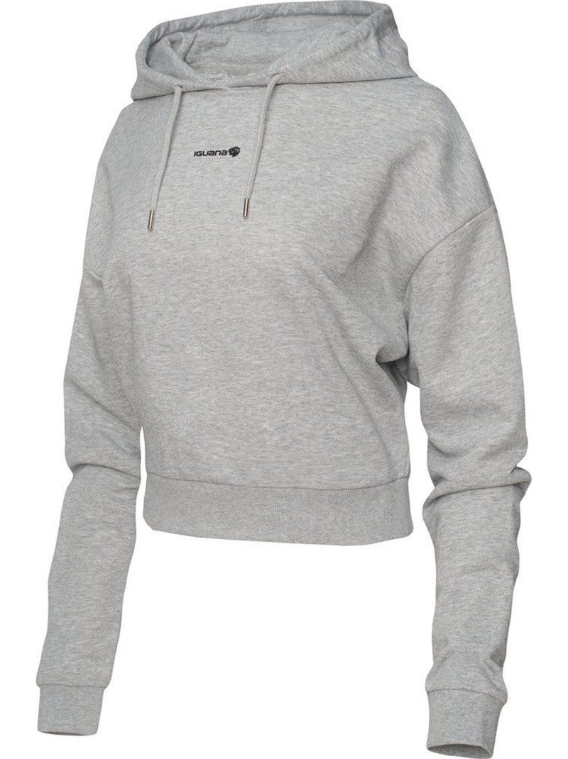 Sweat à capuche iara - iguana Gris Gris clair - Kiabi