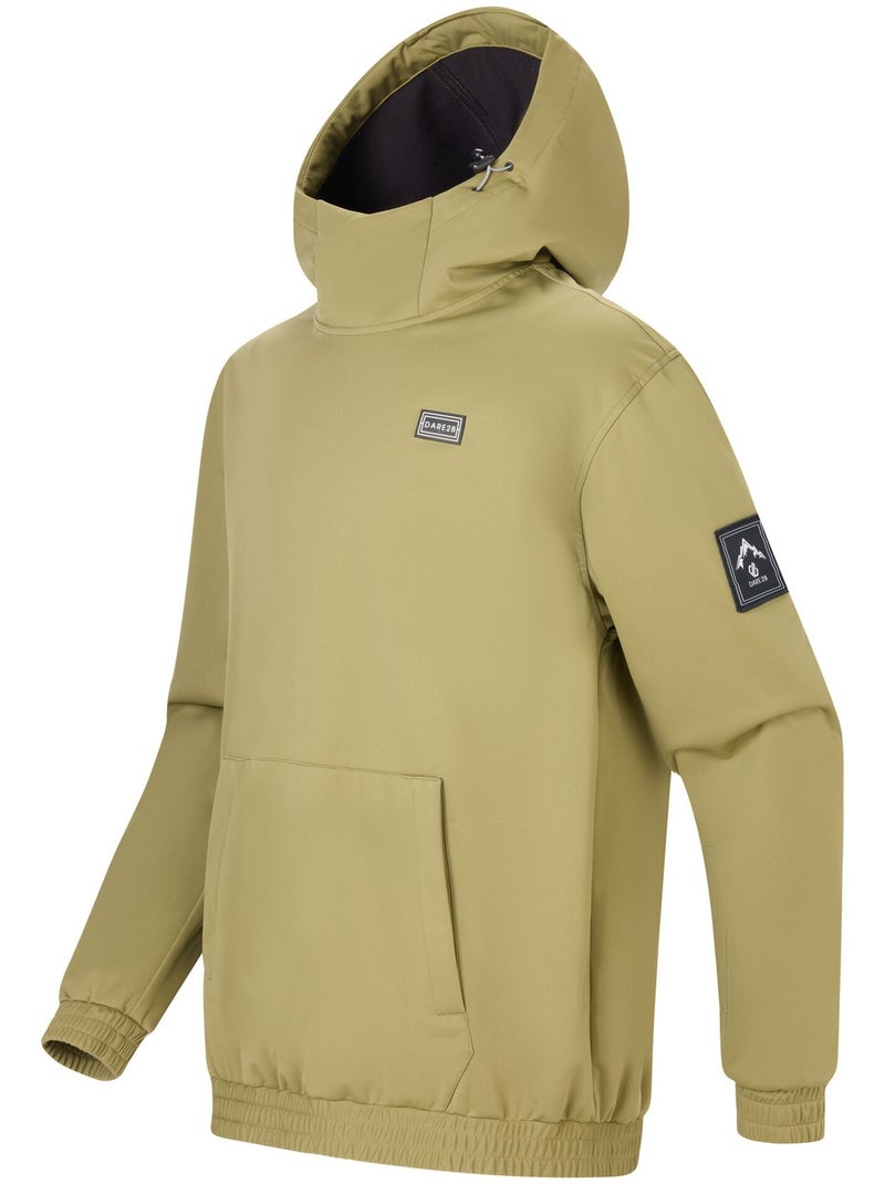 Sweat à capuche imperméable à ourlets élastiqués rampage freeride - dare 2b Kaki - Kiabi