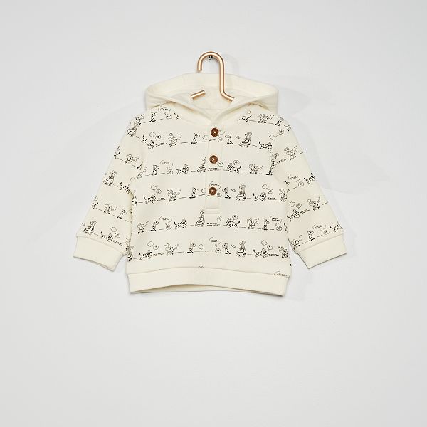 Sweat A Capuche Imprime Animaux Bebe Garcon Blanc Kiabi 6 00 Sweat A Capuche Imprime Animaux Bebe Garcon Blanc Kiabi 6 00