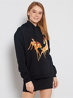 Sweat à capuche imprimé 'Bambi' - Kiabi