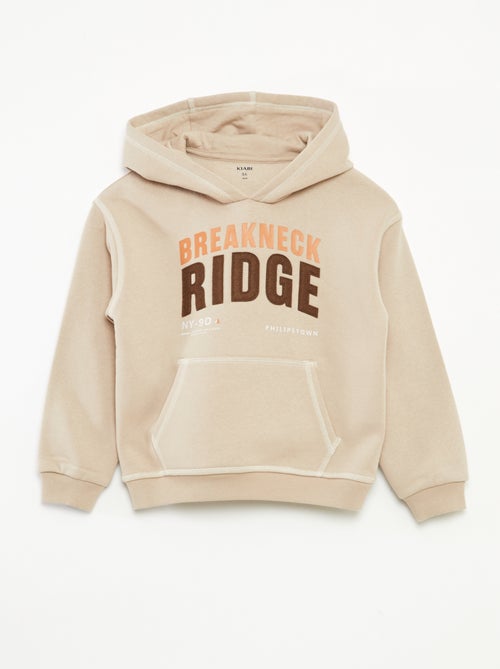 Sweat à capuche imprimé - Kiabi