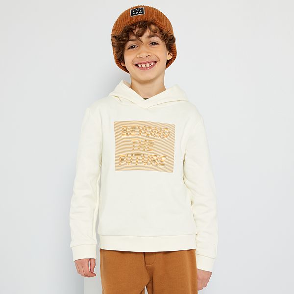Sweat A Capuche Imprime Garcon Beige Kiabi 7 00 Sweat A Capuche Imprime Garcon Beige Kiabi 7 00
