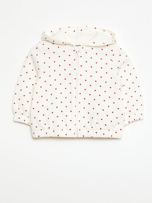 Sweat à capuche imprimé - Kiabi