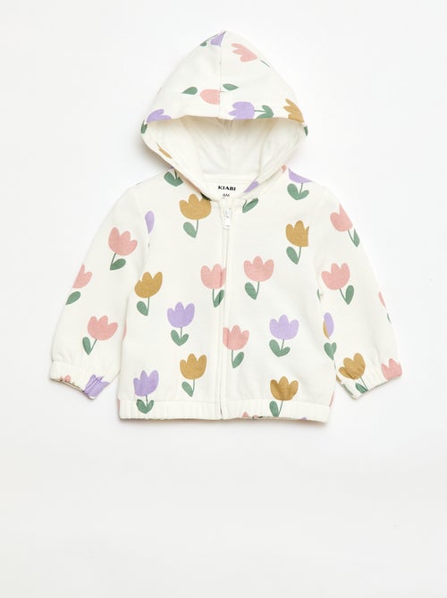 Sweat à capuche imprimé - Kiabi