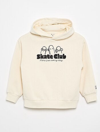 Sweat à capuche imprimé