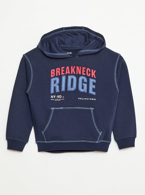 Sweat à capuche imprimé - Kiabi