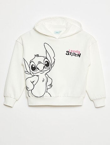 Sweat à capuche imprimé 'Lovely Stitch'