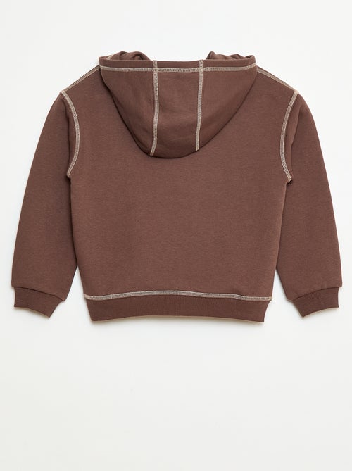 Sweat à capuche imprimé - Kiabi