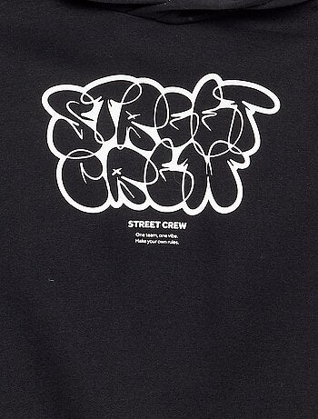 Sweat à capuche imprimé