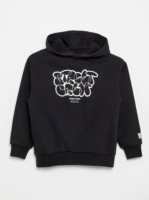 Sweat à capuche imprimé - Kiabi Sweat à capuche imprimé - Kiabi